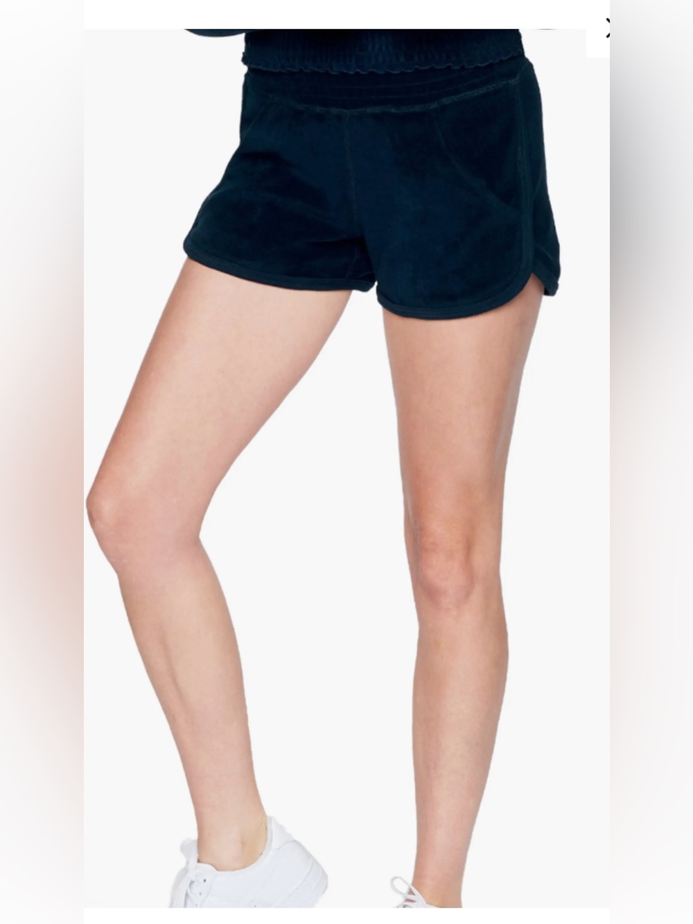 Pam & Gela Terry Cloth Dolphin Shorts Retro Lounge Beach Y2K L
